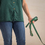 Correa de cuero multiposición | Manos libres - Beware of the owner