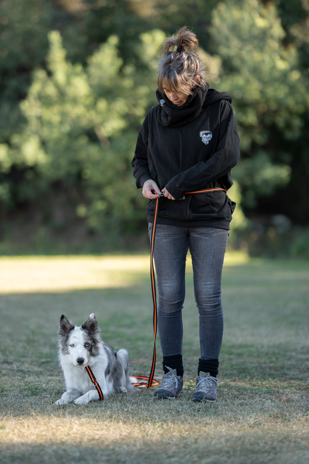 GUMMIERTE NYLON-LEINE