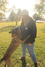 Sudadera de entrenamiento canino FUGA - Beware of the owner