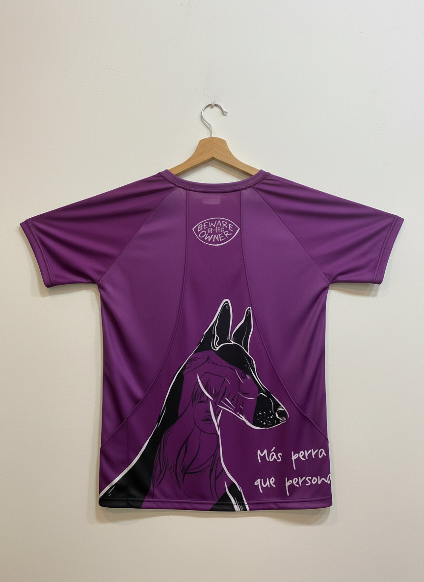 camiseta de entrenamiento mujer bolsillo trasero