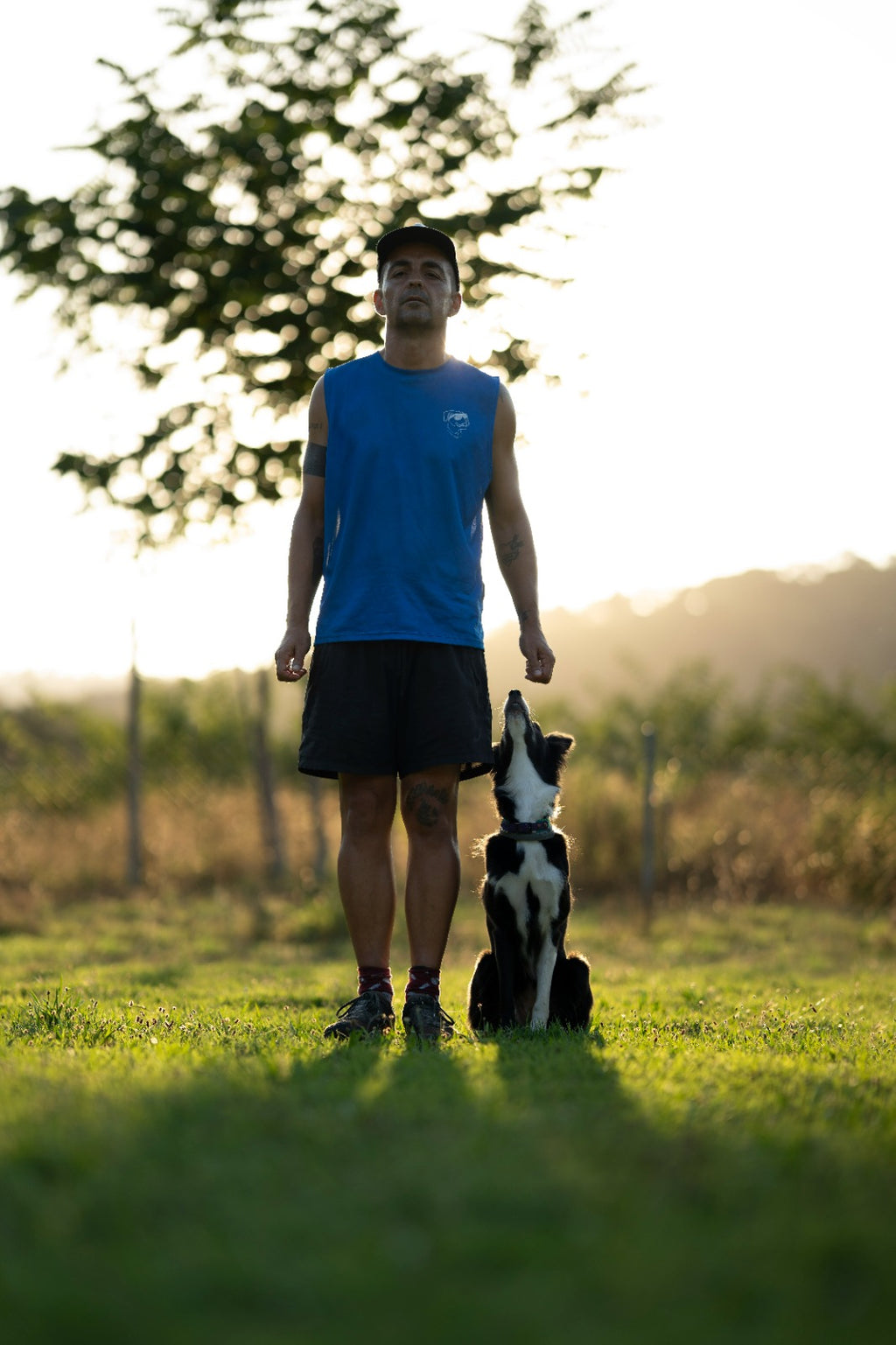 Detalle espalda camiseta BOW con bolsillo trasero para mordedores y premios