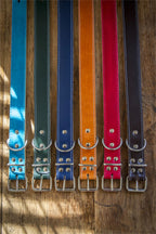 Collar de cuero personalizado - Beware of the owner