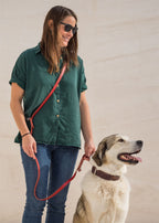 Correa de cuero multiposición | Manos libres - Beware of the owner