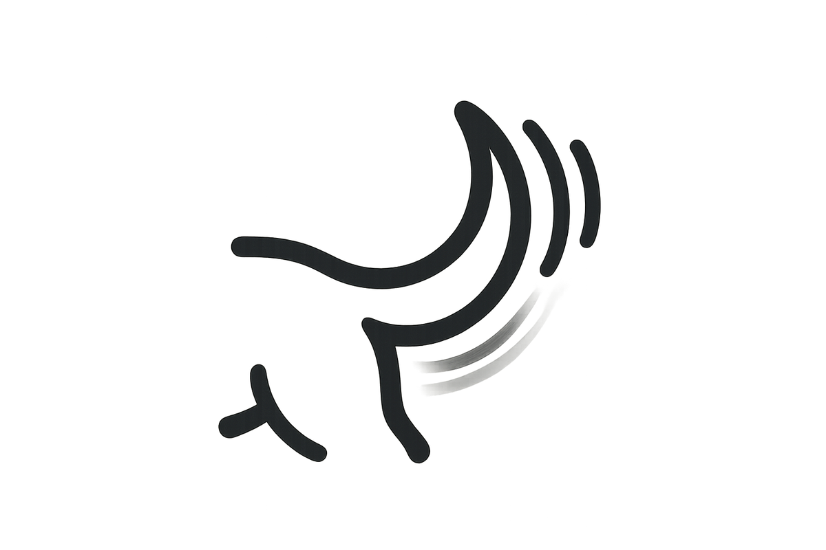 haz un icono de la cola de un perro en movimiento